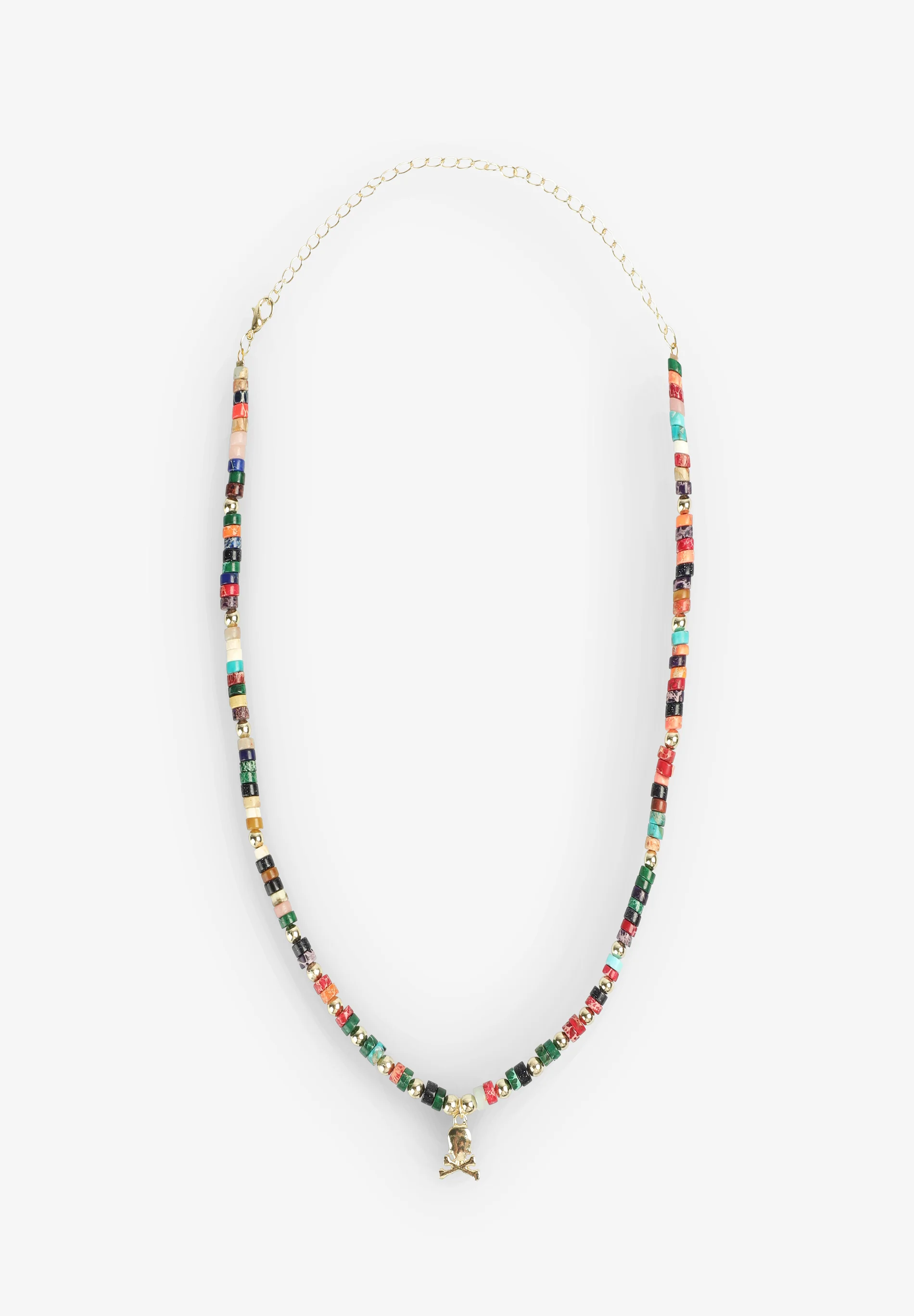 MC UNISKULL STONES NECKLACE
