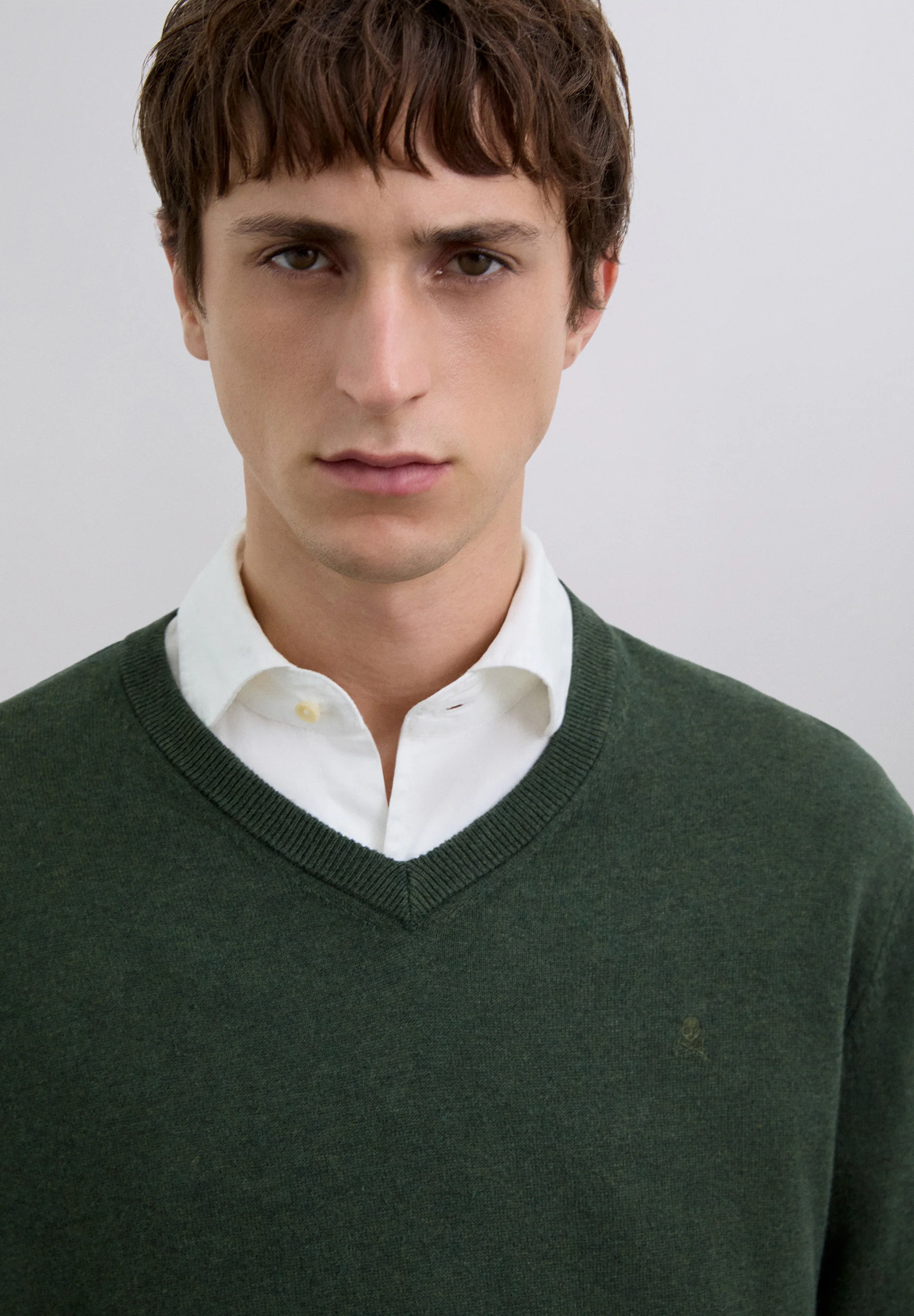 JERSEY CUELLO PICO CON CASHMERE - Image 2