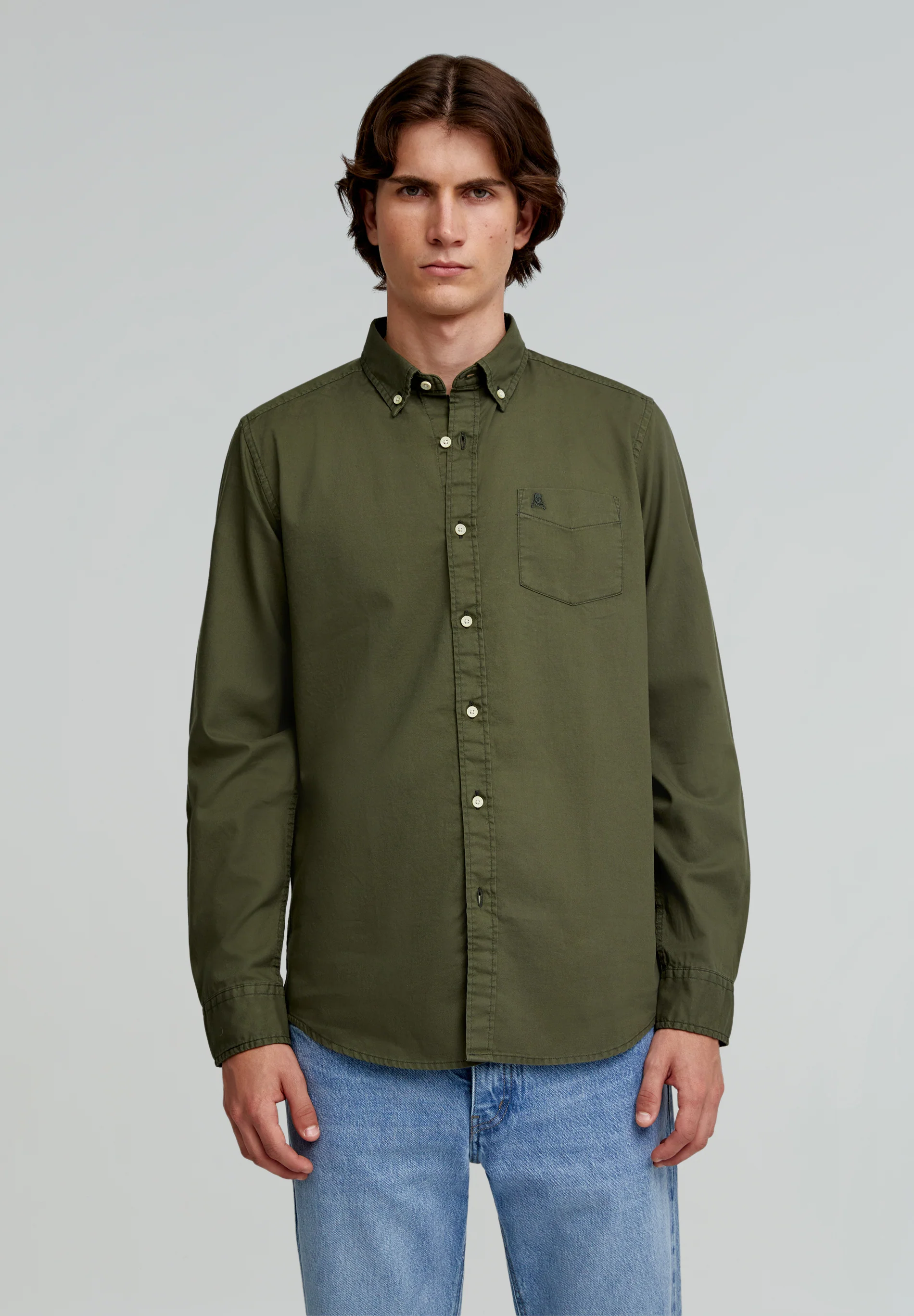 CAMISA ALGODÓN CUELLO BOTONES - Image 3