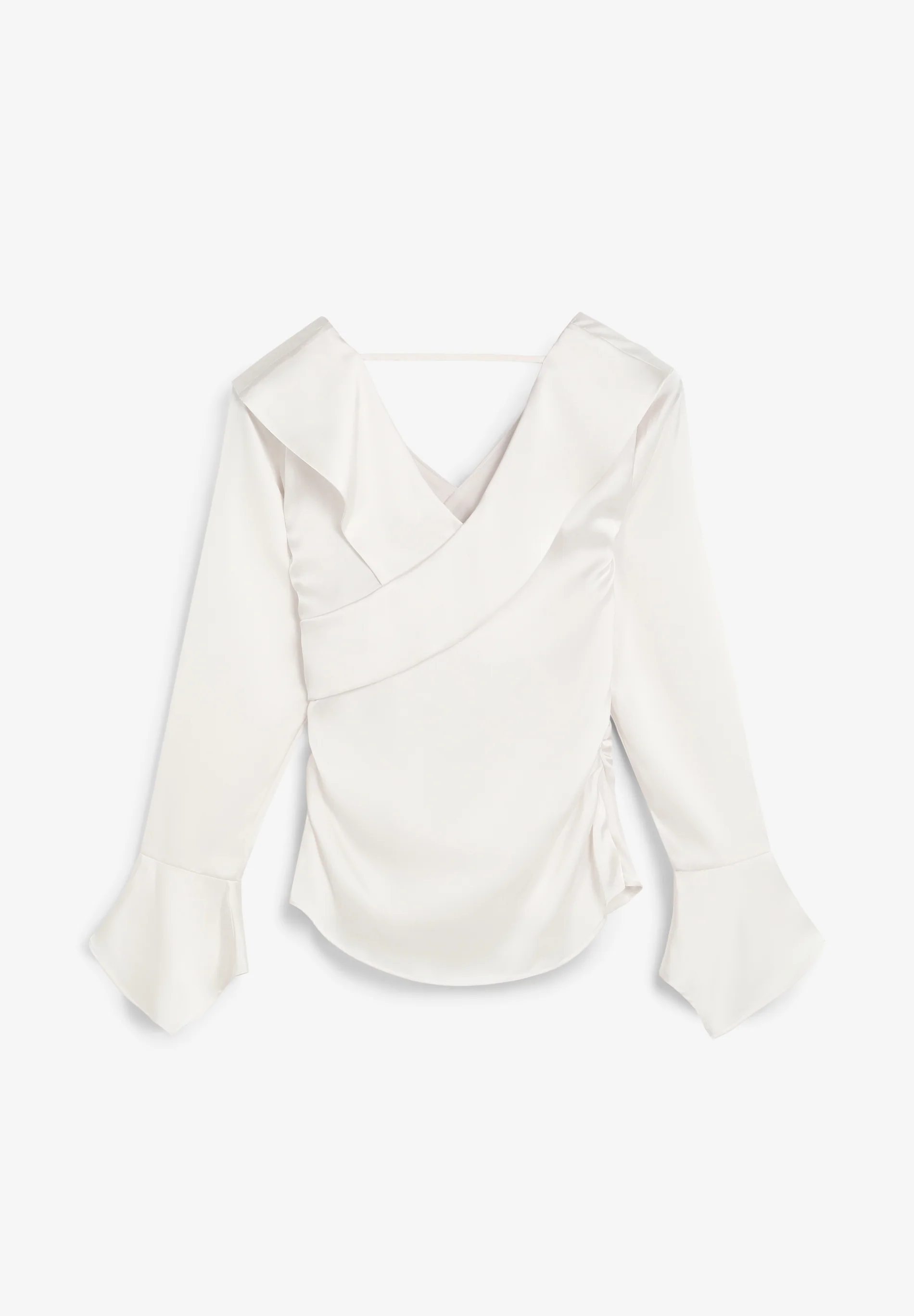 CAMISA SATINADA ASIMÉTRICA - Image 7
