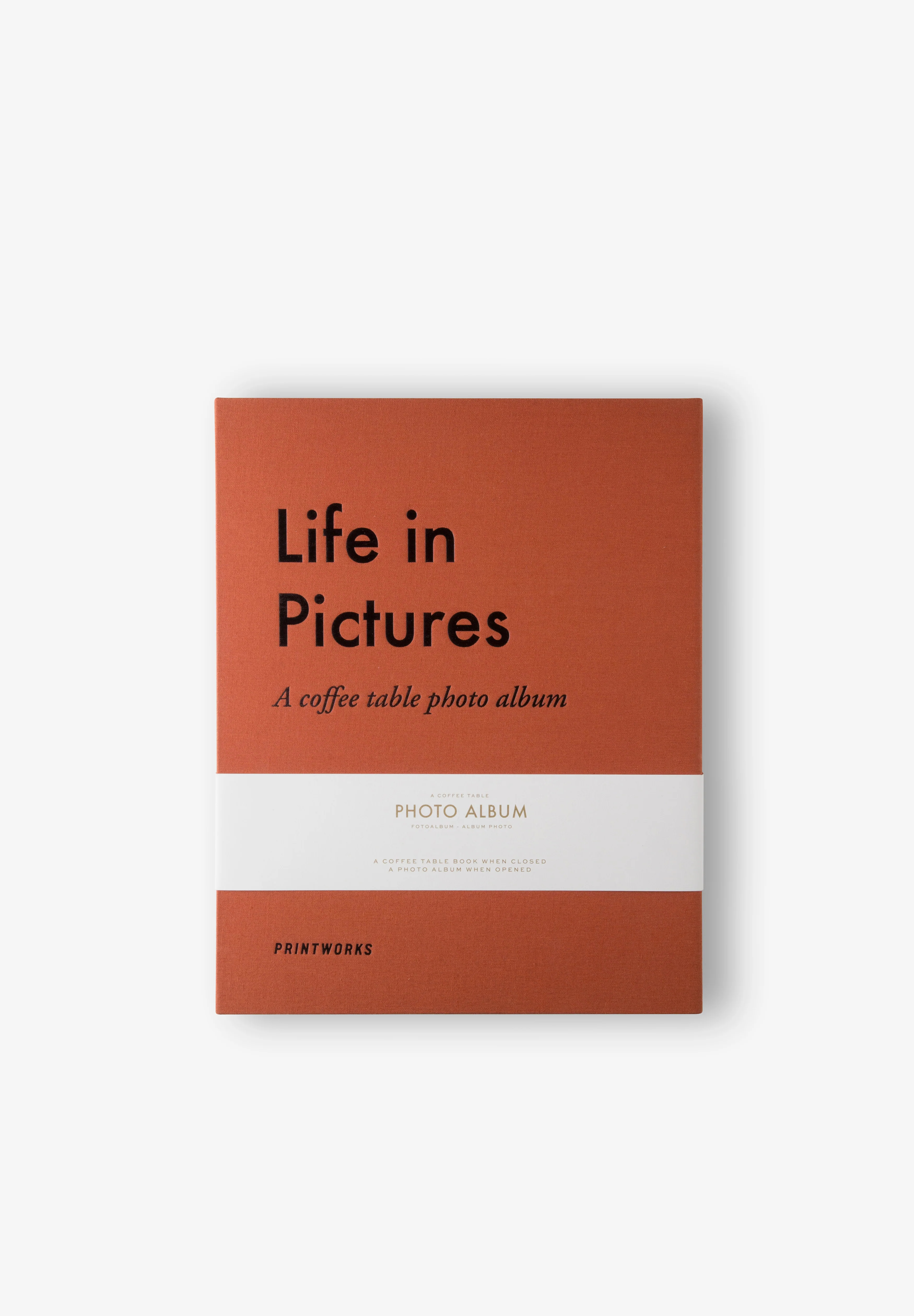 PRINTWORKS | PHOTO ALBUM - LIFE IN PICTURES ORANGE