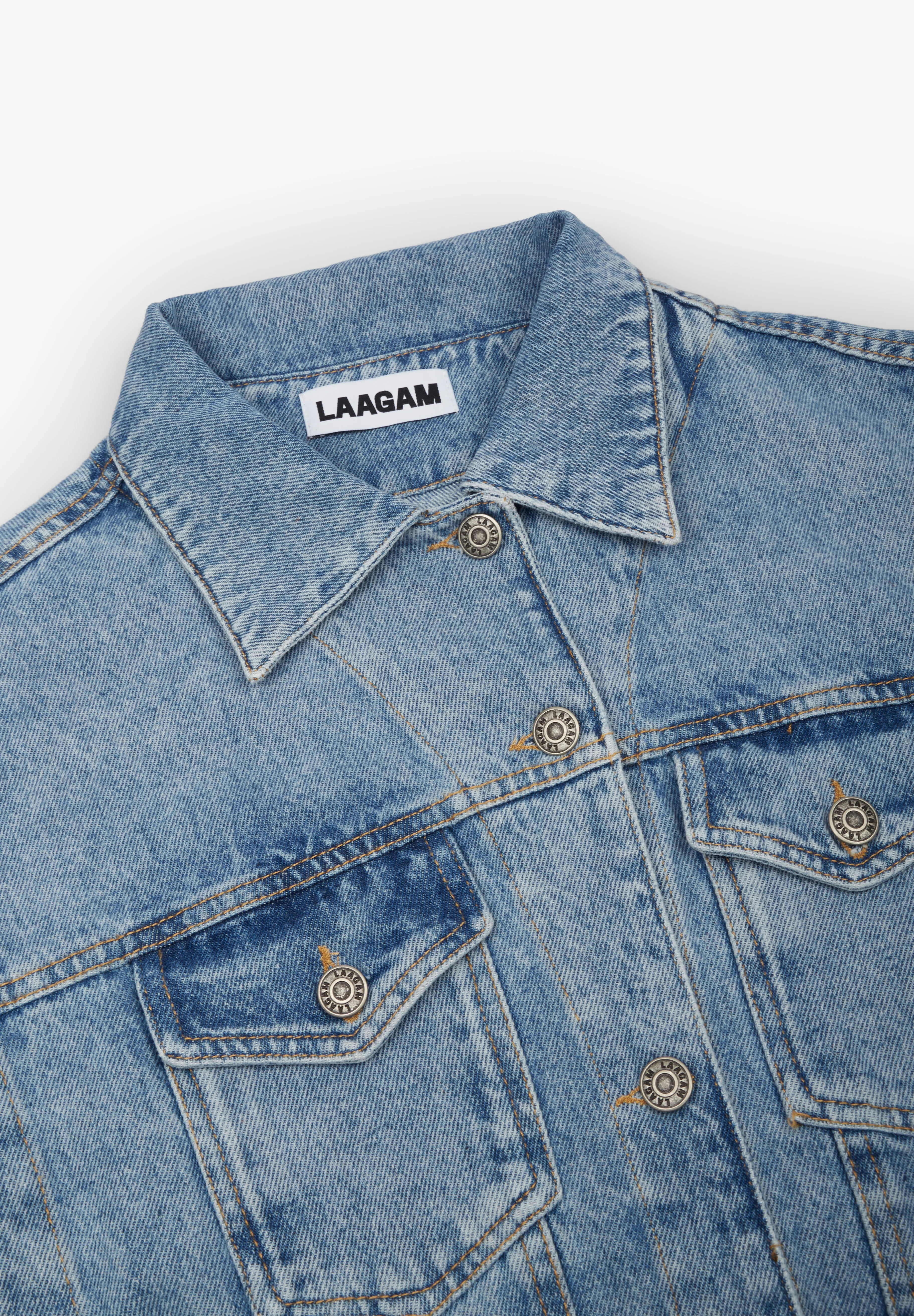 LAAGAM | CHAQUETA MANGAS DESMONTABLES DE-NIMES - Image 4