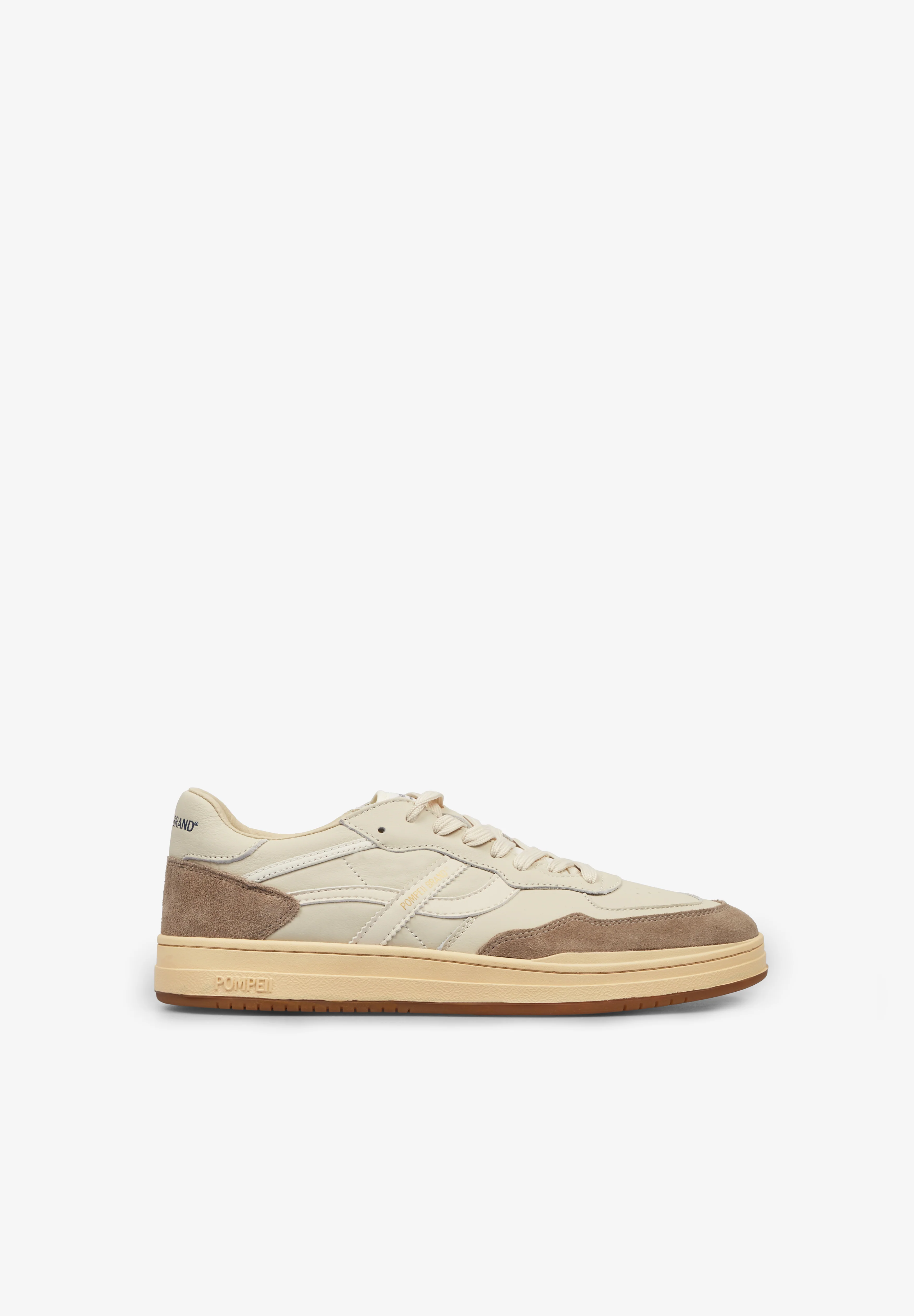 POMPEII | ELAN PIPPA LEATHER ECRU GREY T