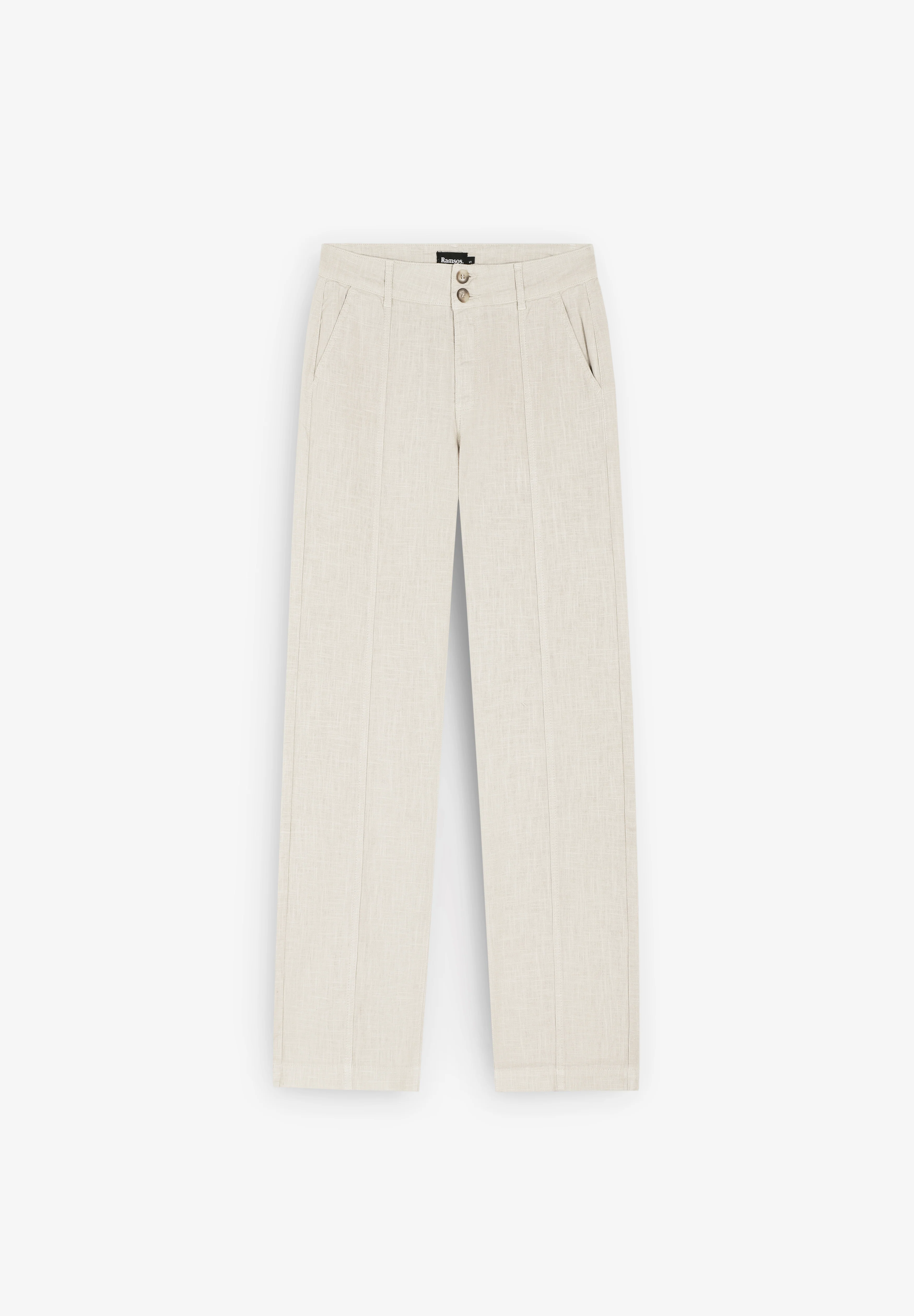 RAMSOS | PANTALÓN DE LINO Y CINTURA BAJA MUJER - Image 4