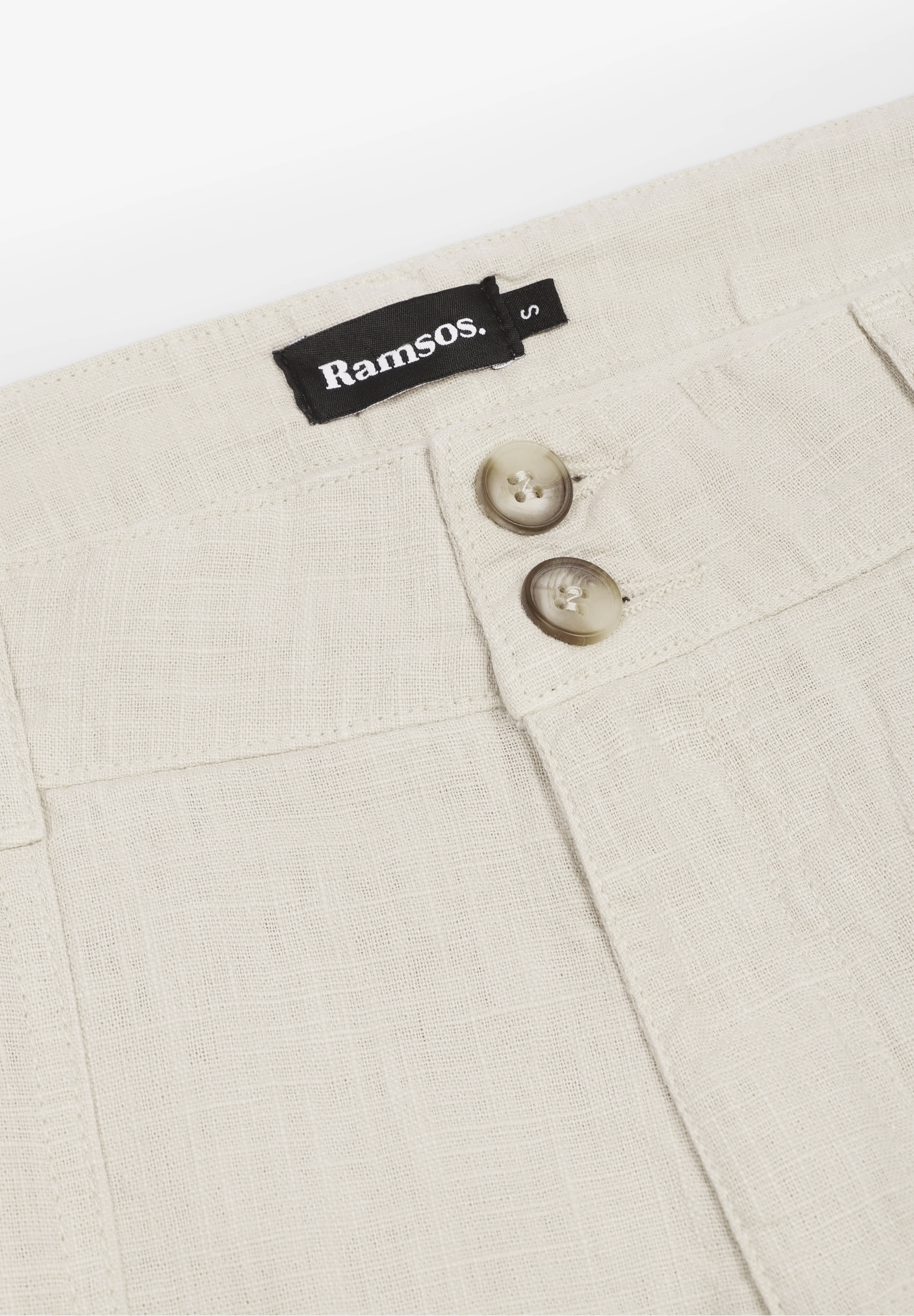 RAMSOS | PANTALÓN DE LINO Y CINTURA BAJA MUJER - Image 7