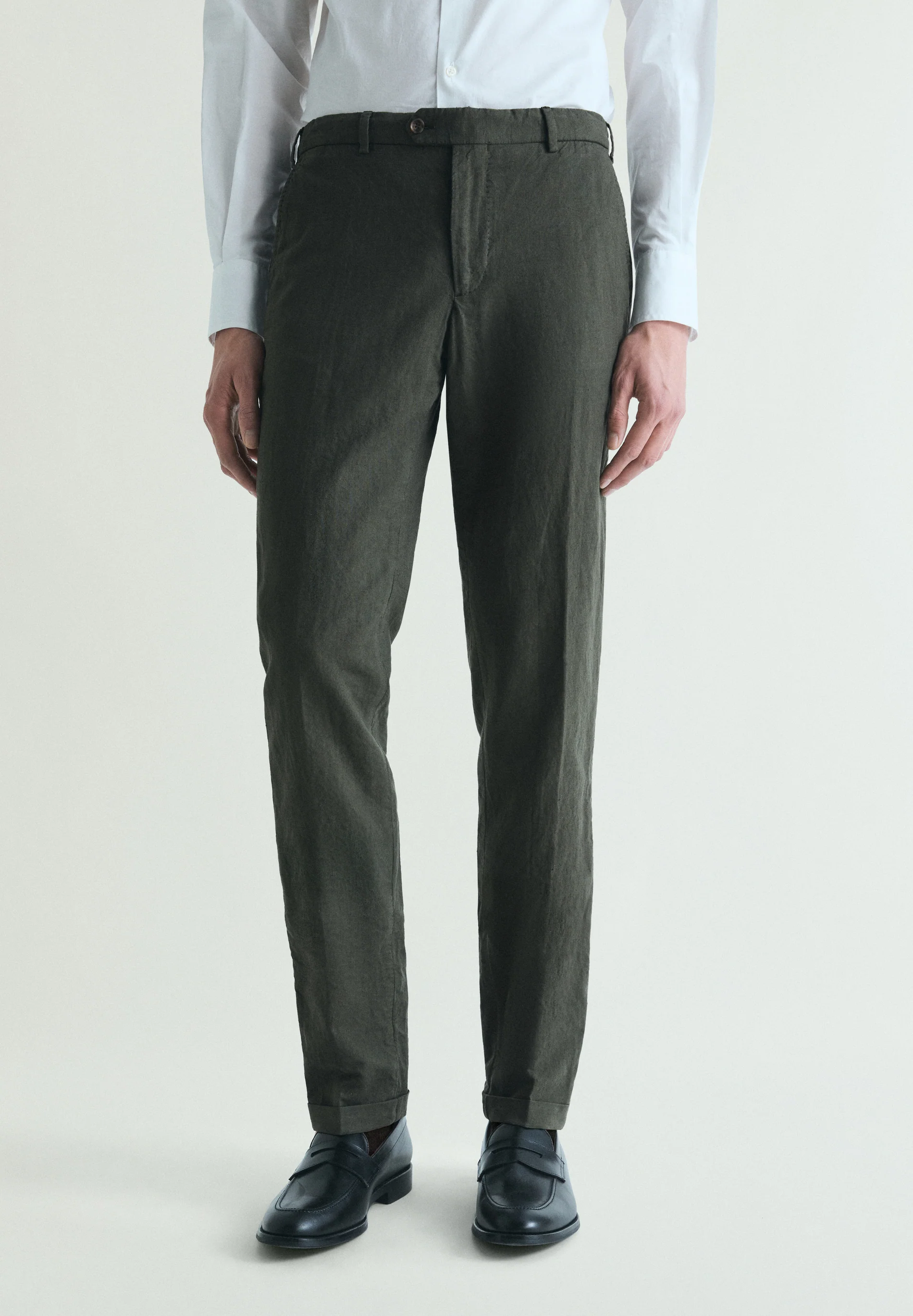 PANTALÓN TRAJE LINO - Image 2