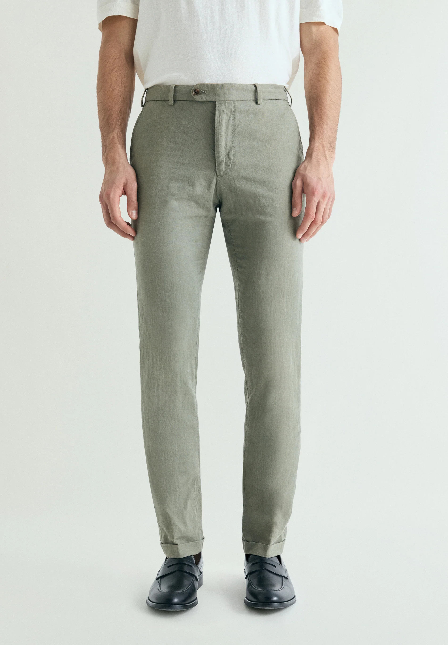 PANTALÓN TRAJE LINO - Image 4
