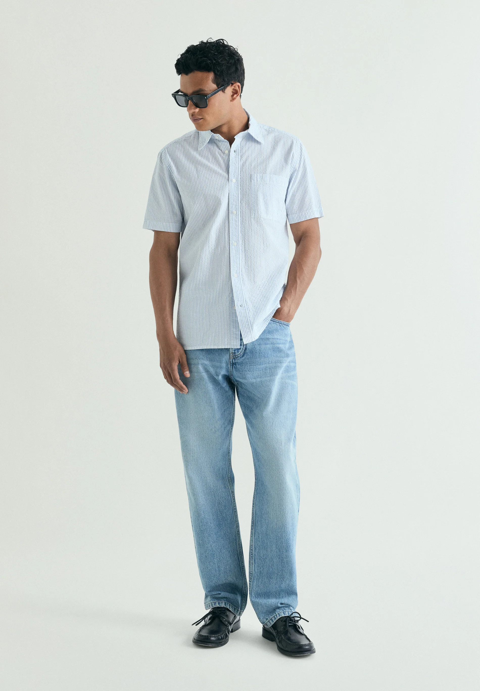 CAMISA MANGA CORTA RAYAS