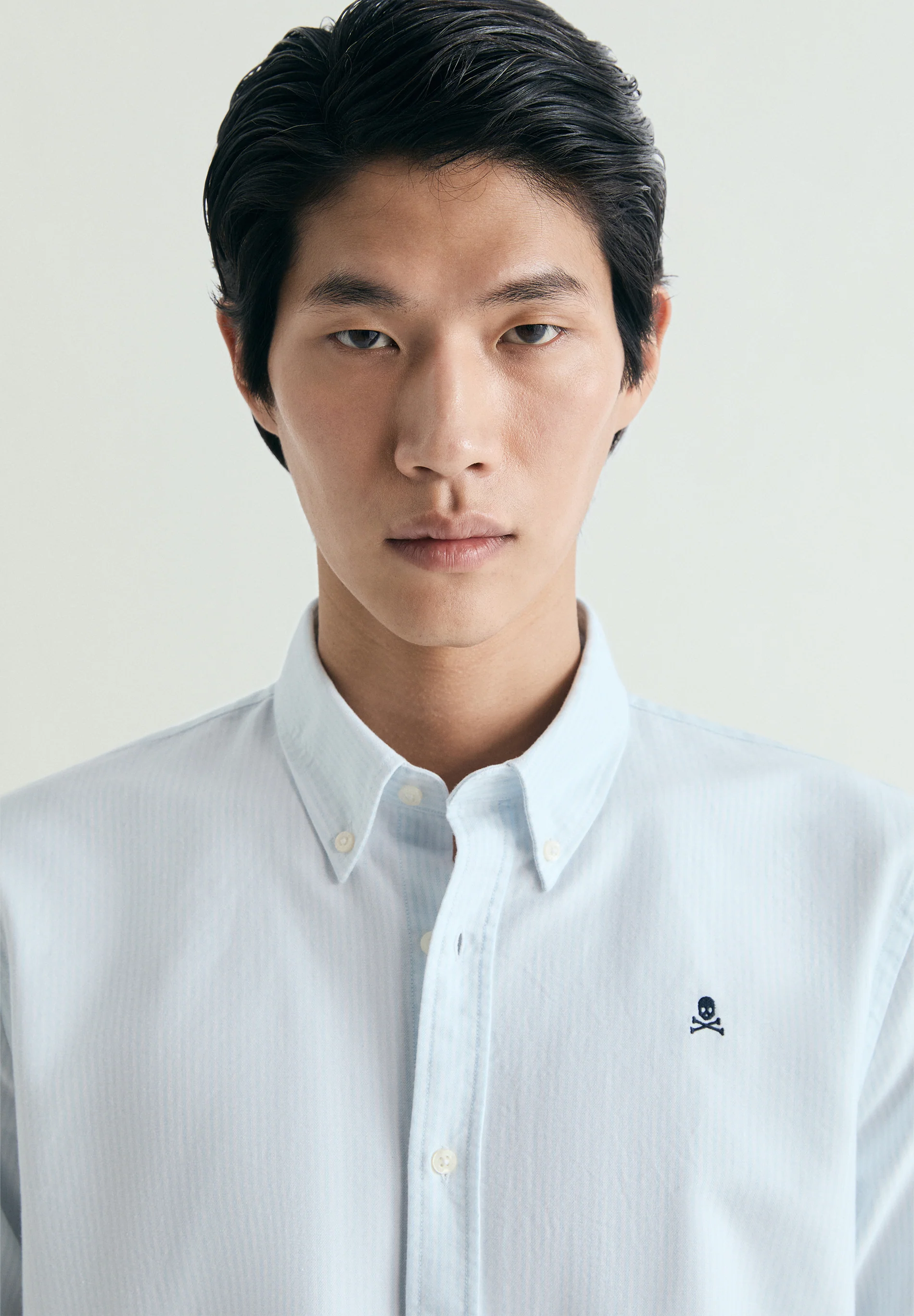 CAMISA OXFORD ESTAMPADA RAYAS - Image 3