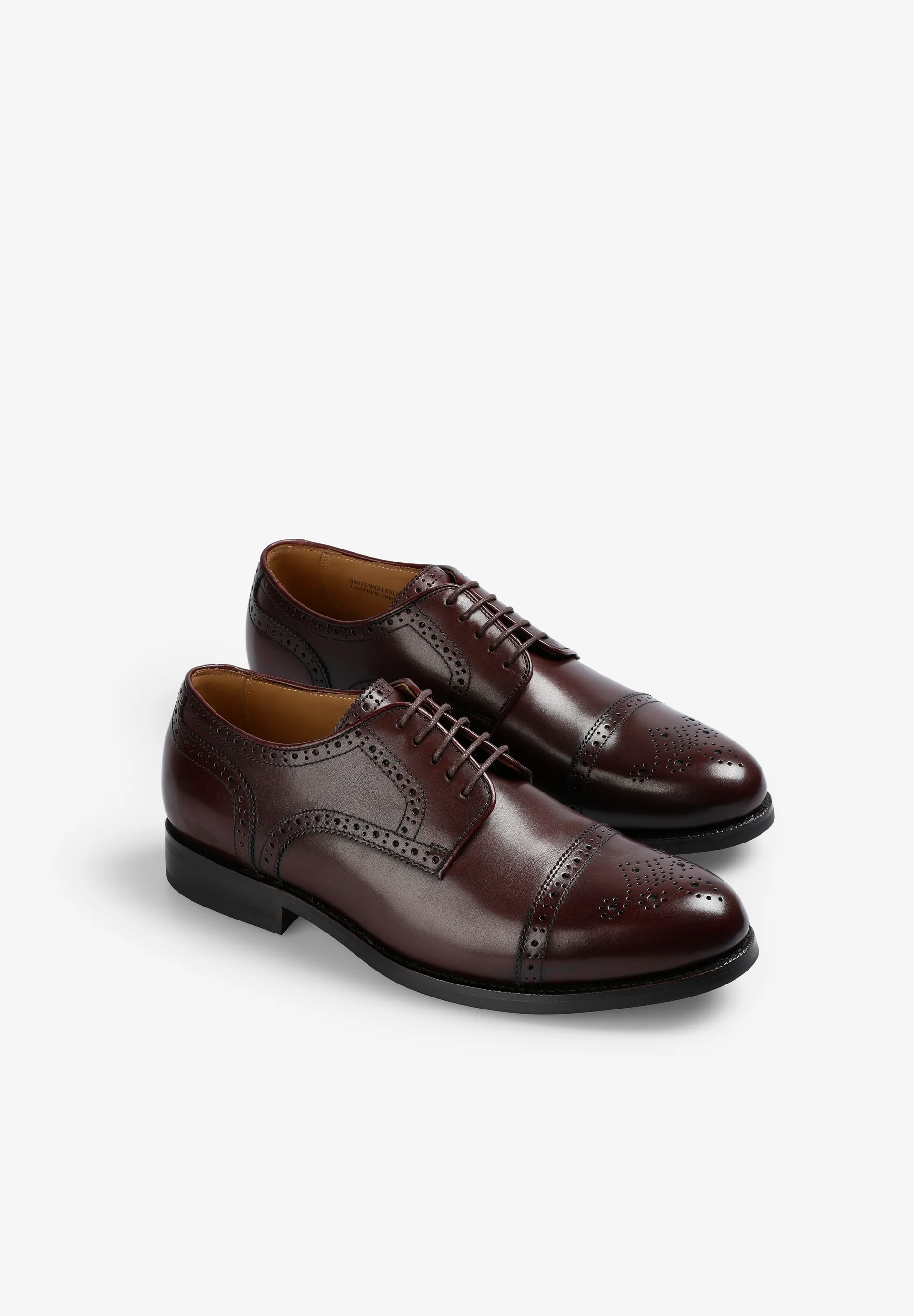ZAPATOS DERBY BROGUE CUERO - Image 2