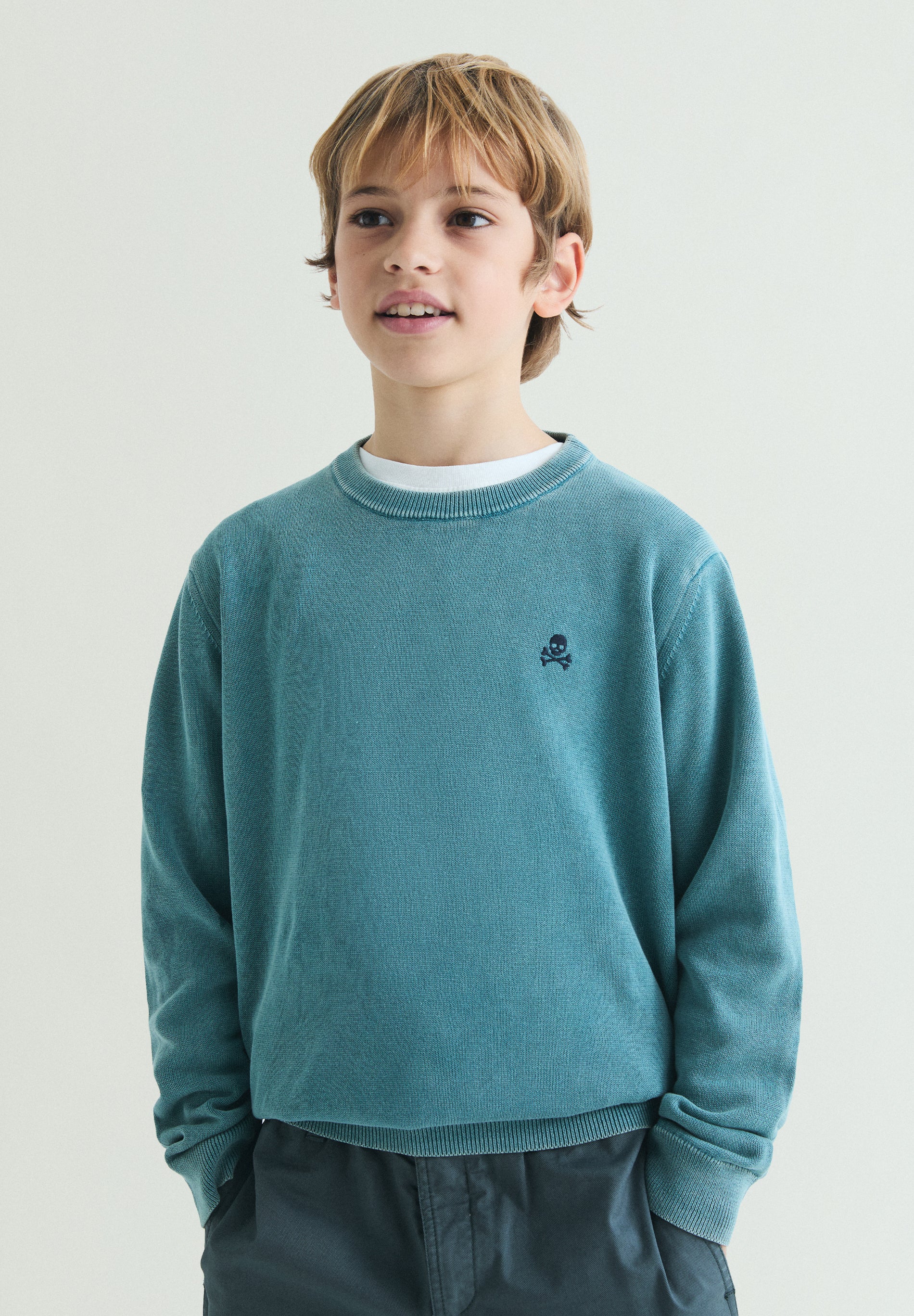 JERSEY DE ALGODÓN CUELLO REDONDO