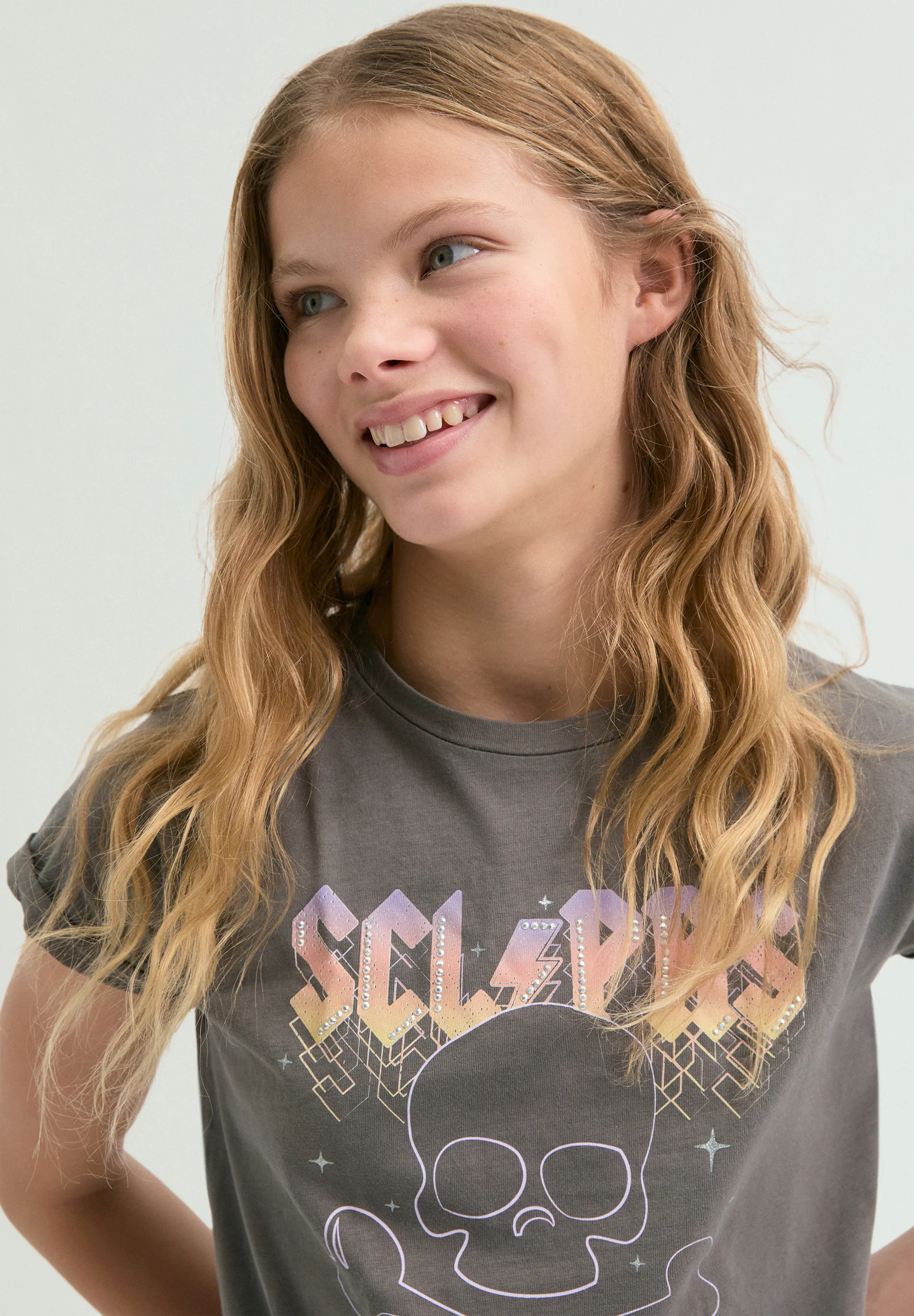 CAMISETA ESTAMPADA STRASS - Image 4