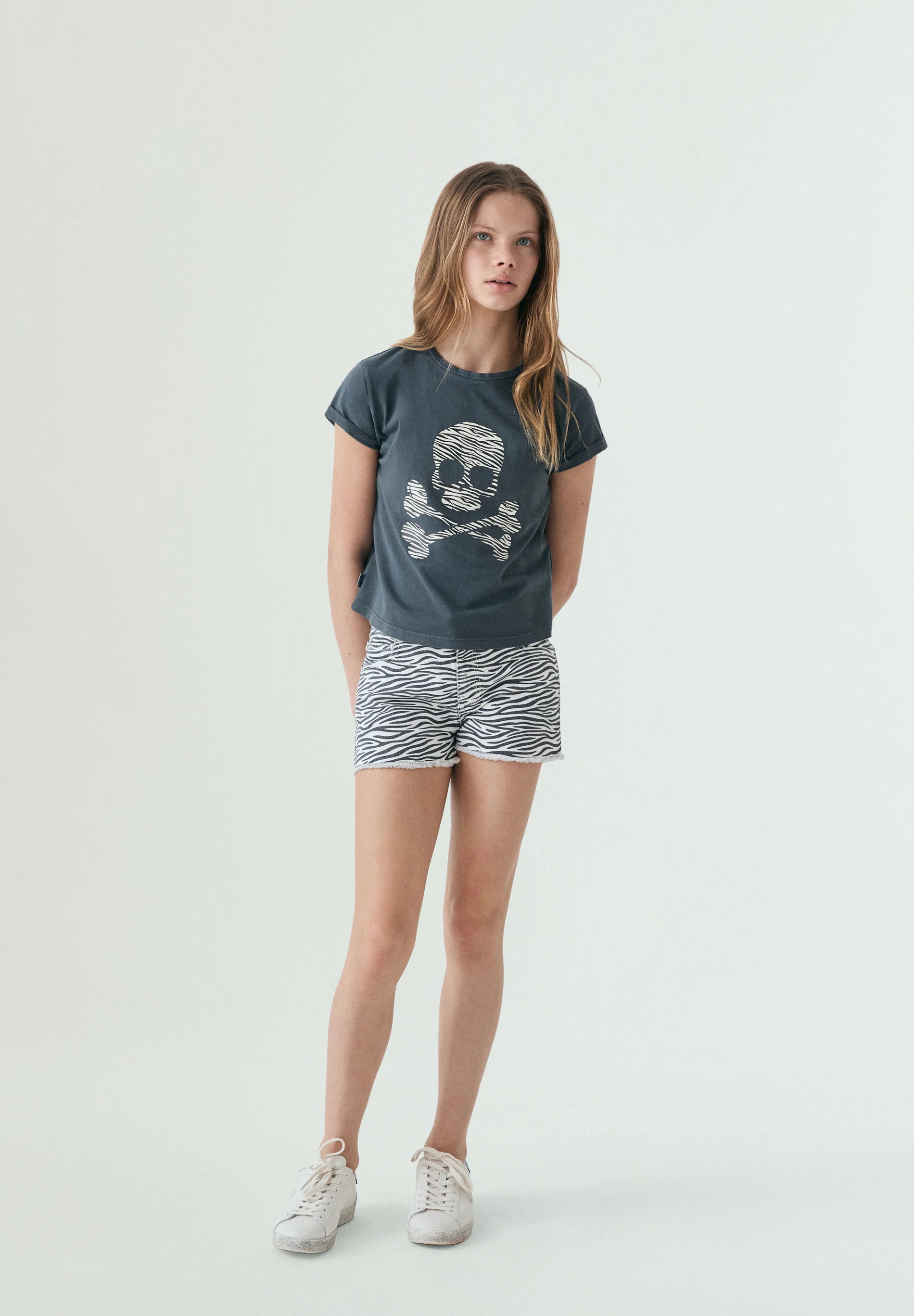 CAMISETA CALAVERA ANIMAL PRINT - Image 2