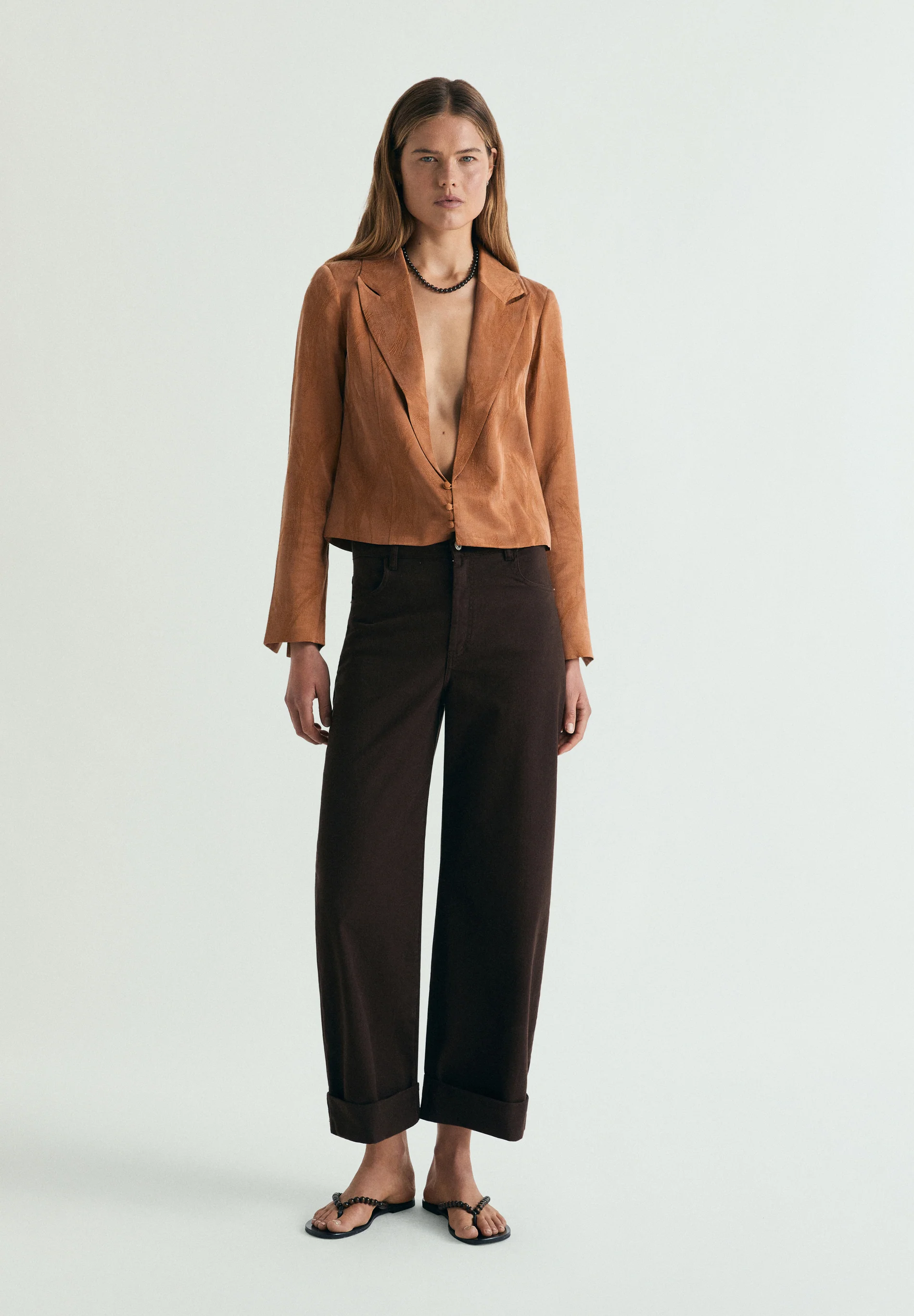 BLAZER CROP JACQUARD - Image 2