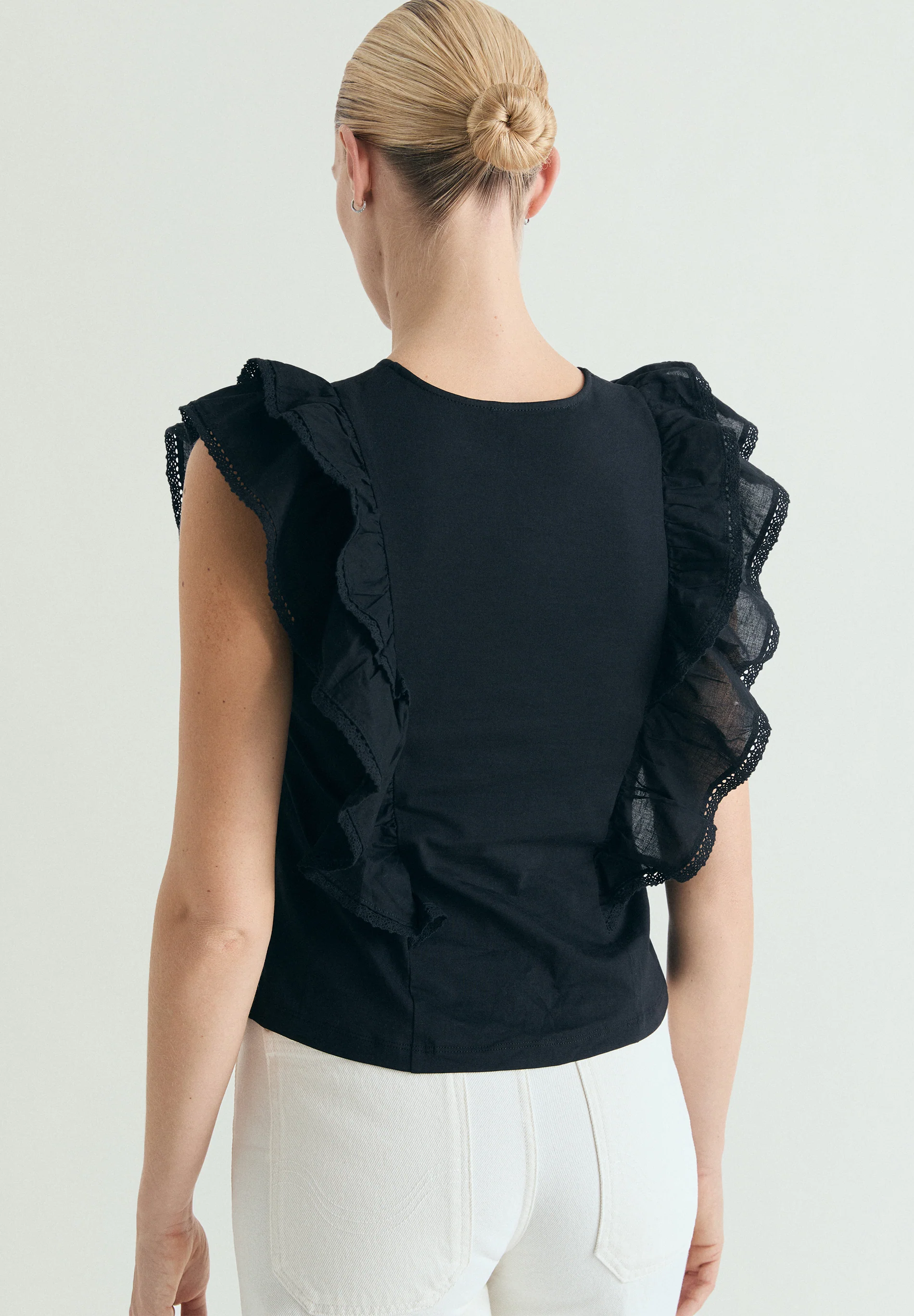 CAMISETA ALGODÓN VOLANTES - Image 3