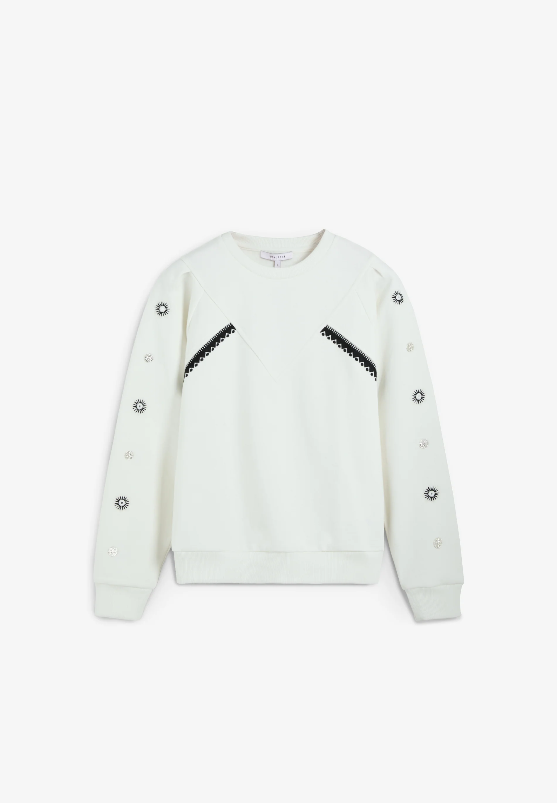 SUDADERA BORDADA CON APLIQUES - Image 7