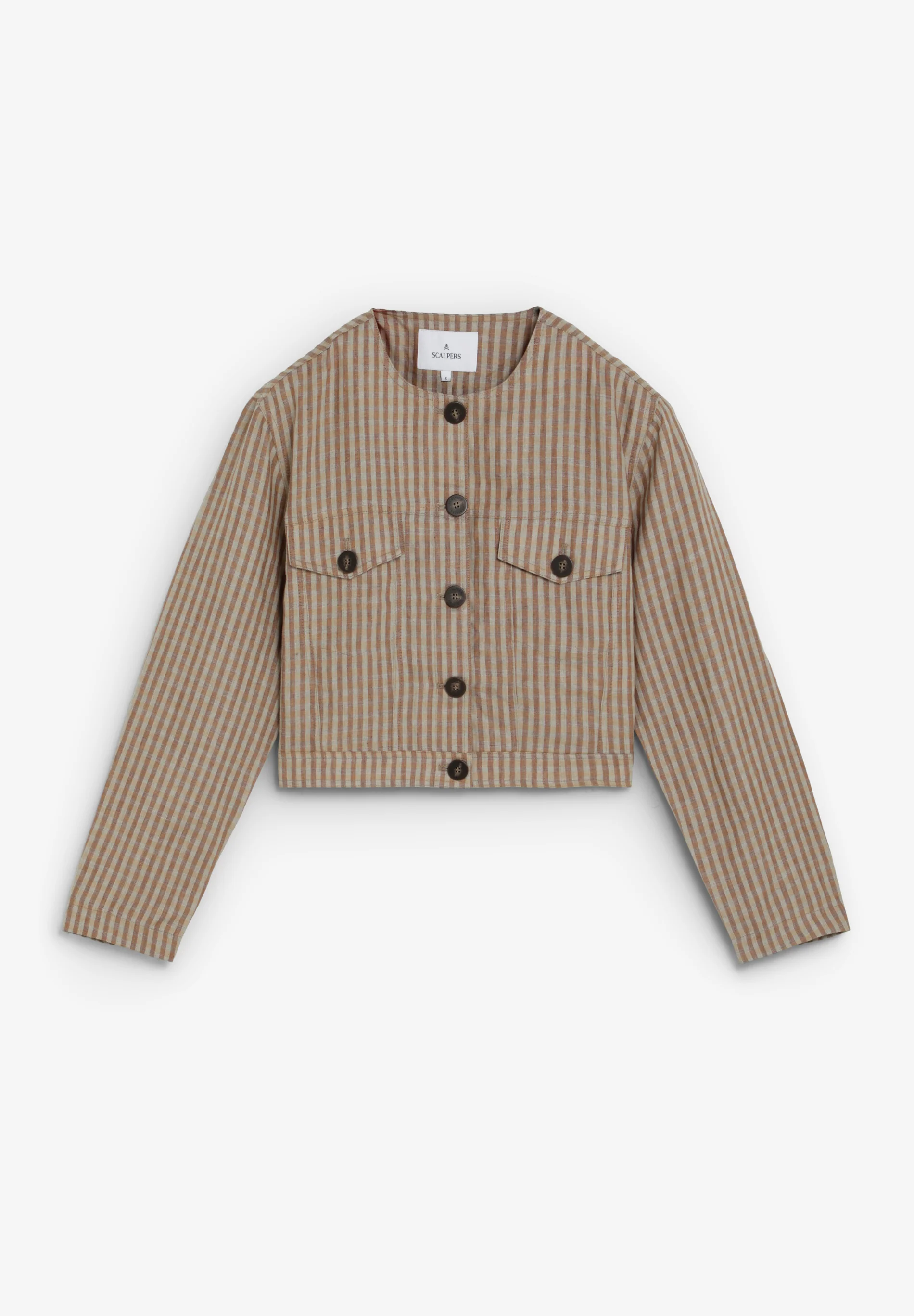 CHAQUETA LINO VICHY - Image 4