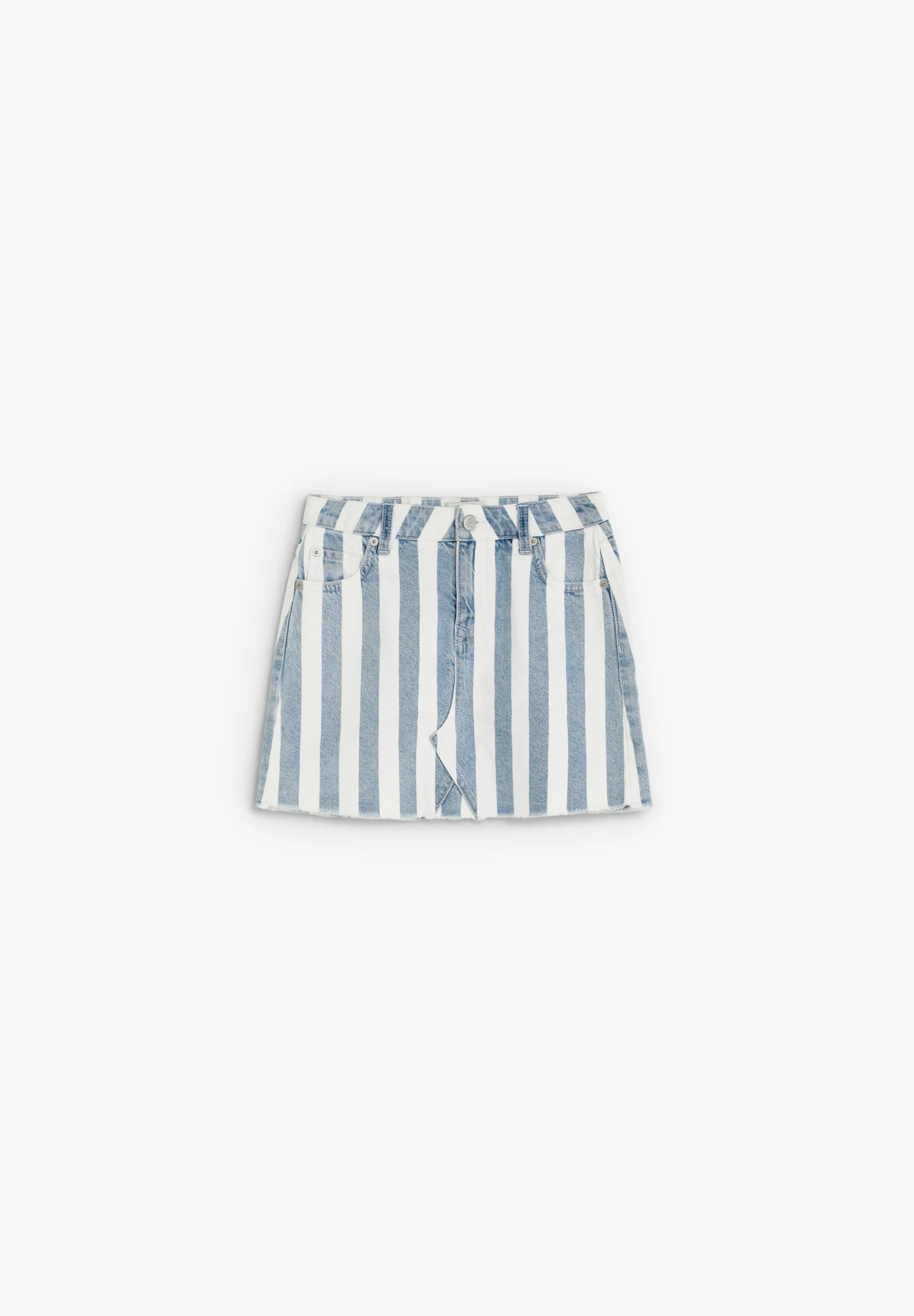 FALDA DENIM RAYAS CONTRASTE - Image 4