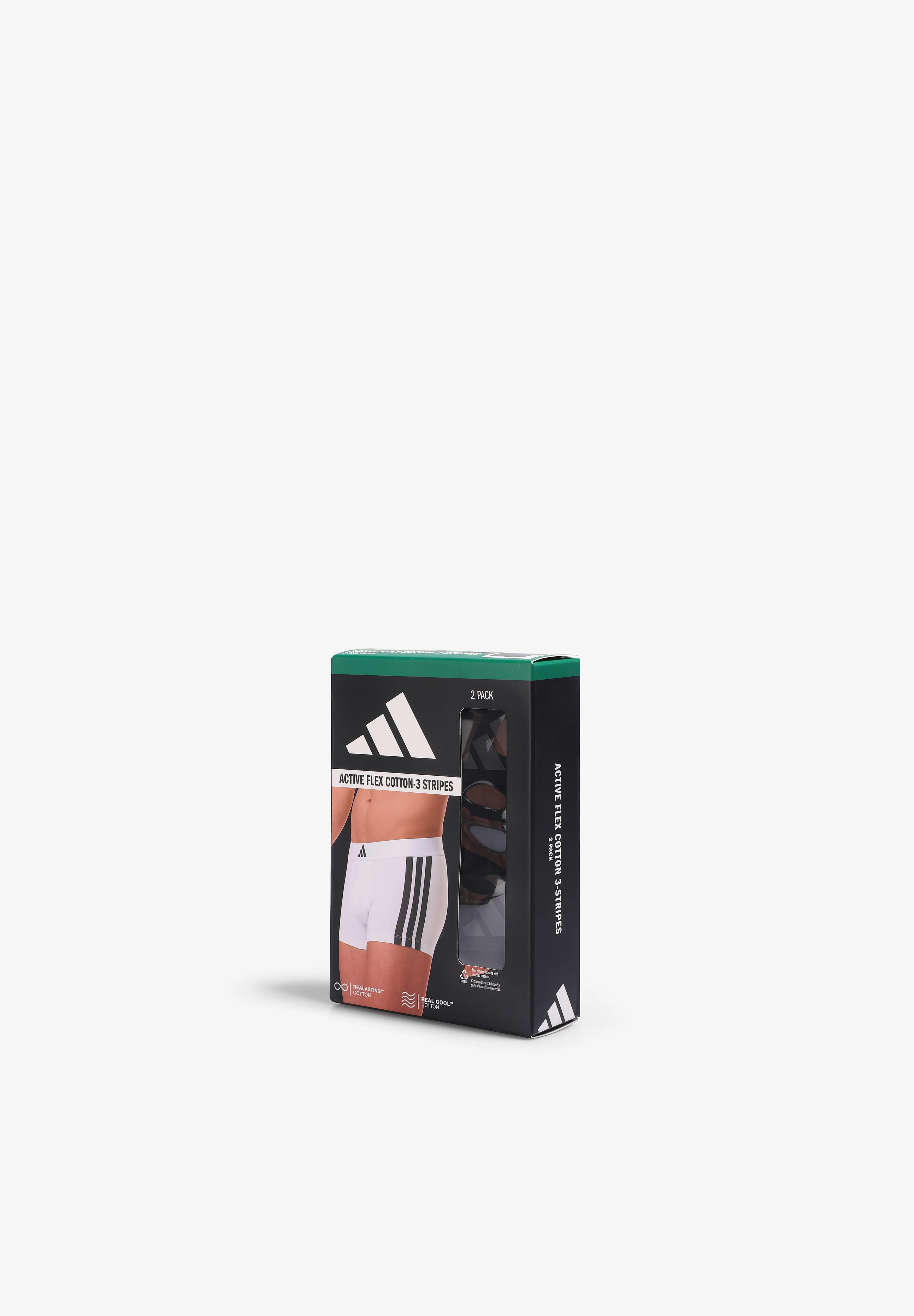 ADIDAS | PACK 2 BOXERS LOW RISE 3 STRIPES ACTIVE FLEX COTTON - Image 5