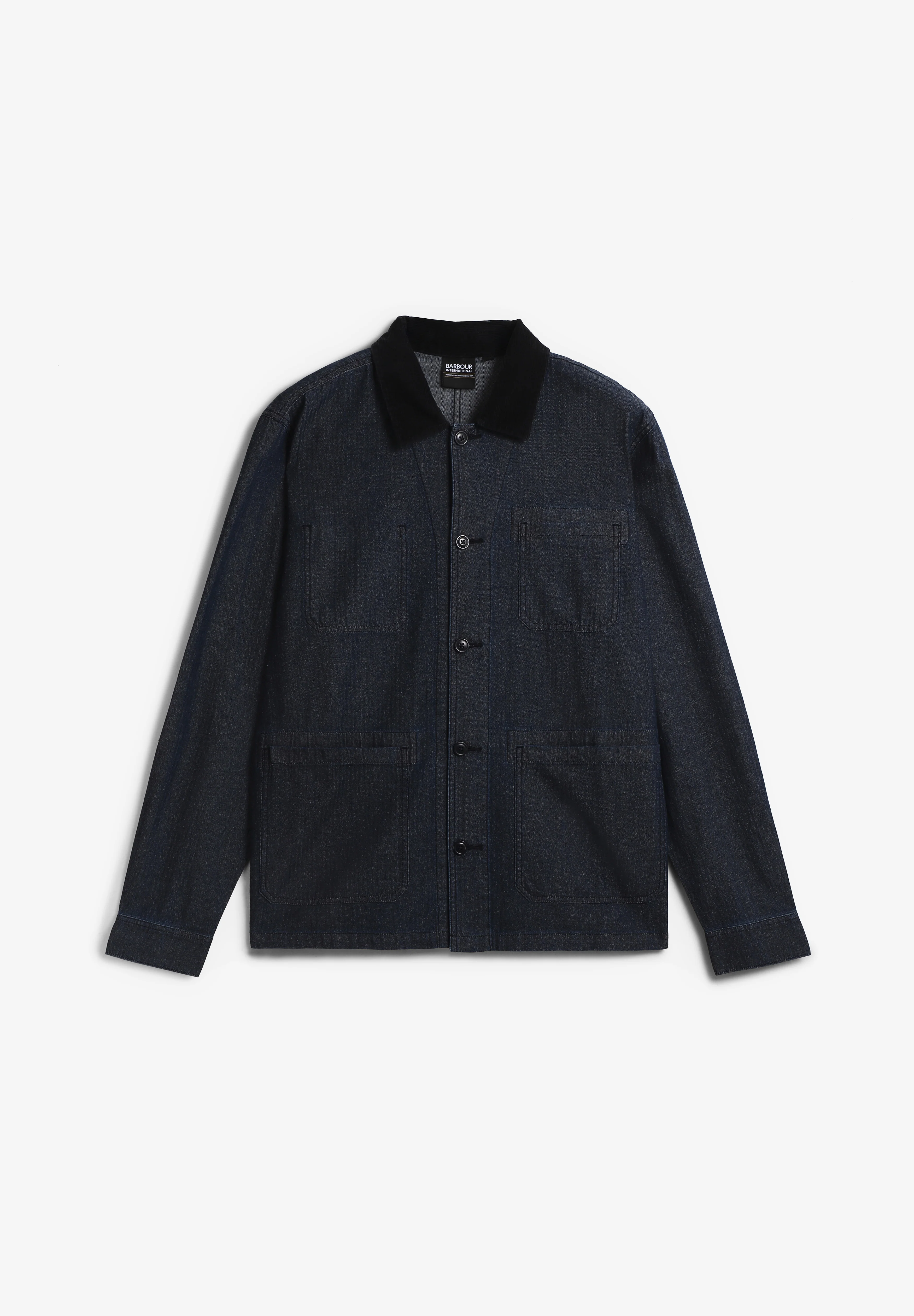 BARBOUR INTERNATIONAL | SOBRECAMISA DENIM PILIGAN HERRINGBONE