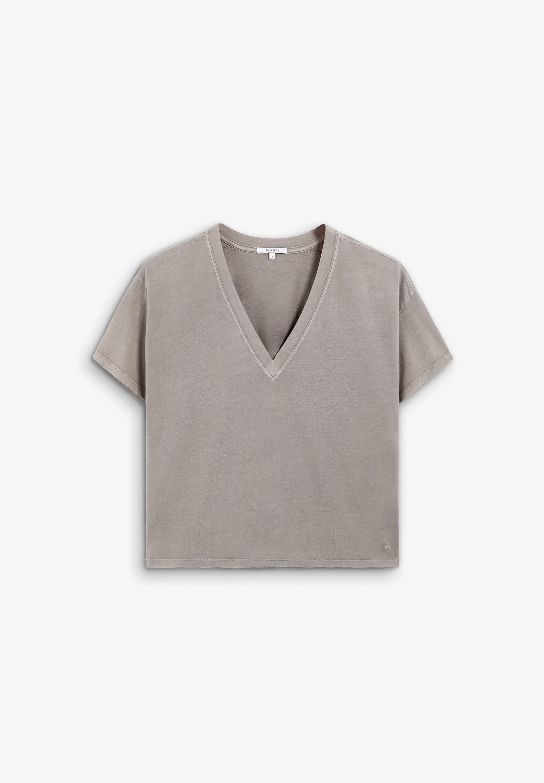 CAMISETA BÁSICA CUELLO PICO - Image 6