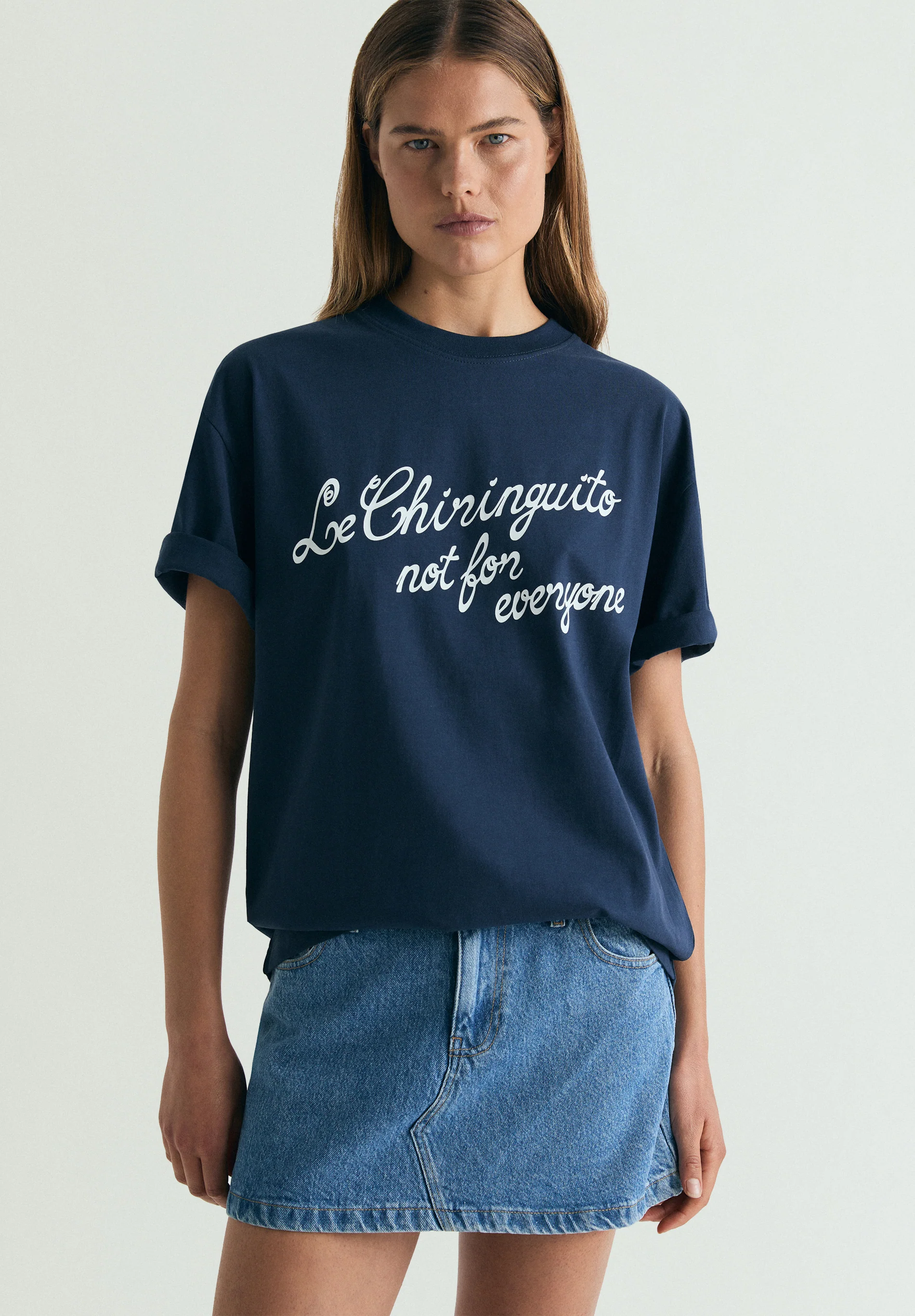 CAMISETA ESTAMPADA CONTRASTE | LE CHIRINGUITO