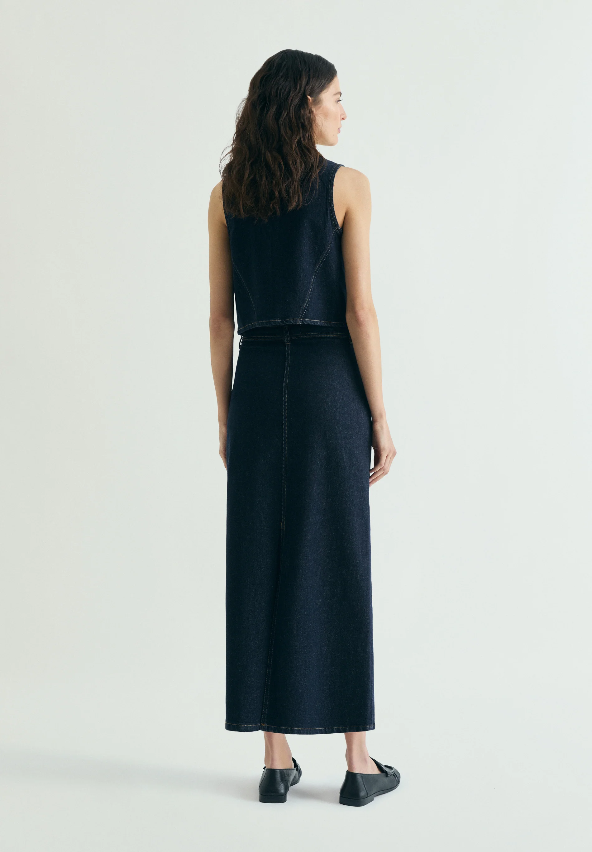FALDA DENIM MIDI - Image 3